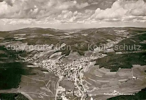 Furtwangen Fliegeraufnahme Kat. Furtwangen im Schwarzwald