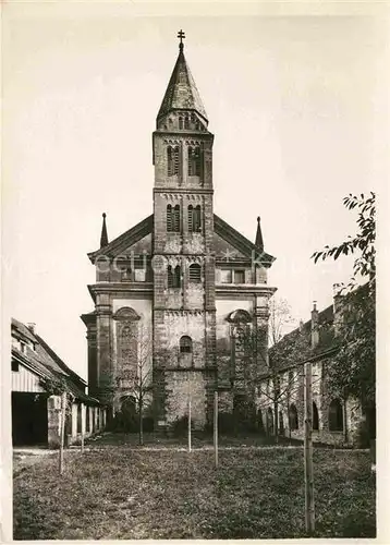 Schwaebisch Hall Grosskomburg Stiftskirche Nikolaus Westturm Kreuzgang Kat. Schwaebisch Hall