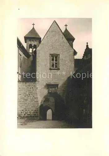 Waldenburg Wuerttemberg Tor Kirche Kat. Waldenburg