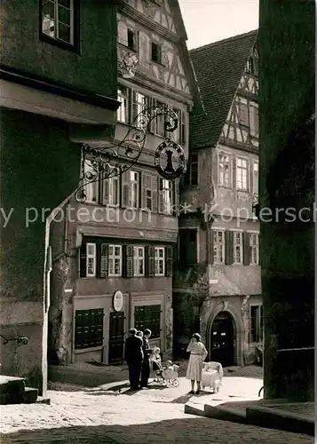 Schwaebisch Hall Mittelalterliche Haeusergruppe Marktplatz Kat. Schwaebisch Hall