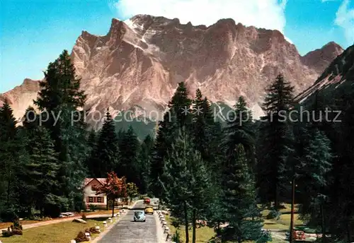 Zugspitze Fernpass Strasse Kat. Garmisch Partenkirchen