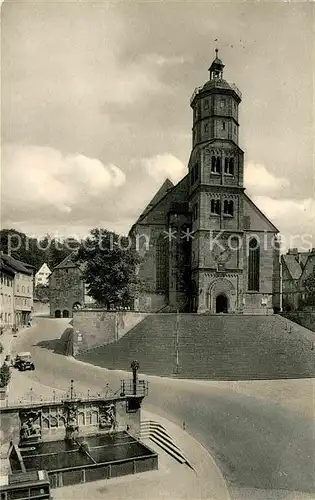 Schwaebisch Hall Sankt Michaeliskirche Kat. Schwaebisch Hall