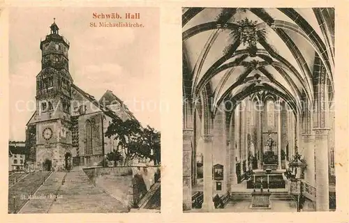 Schwaebisch Hall Michaeliskirche Chor Kat. Schwaebisch Hall