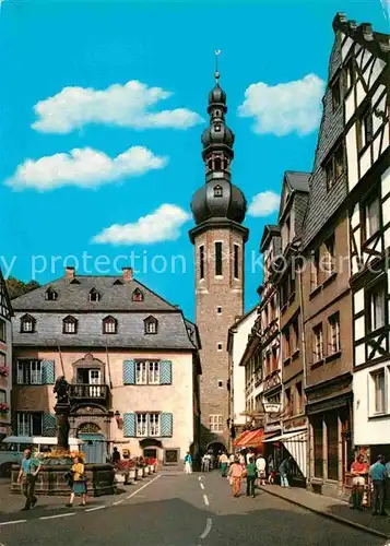 Cochem Mosel Markt Stadtturm Kat. Cochem