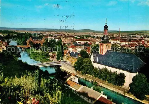 Bad Kreuznach Panorama Kirche Kat. Bad Kreuznach