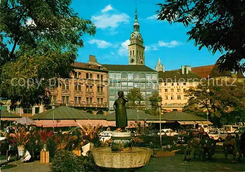 Muenchen Viktualienmarkt Kat. Muenchen