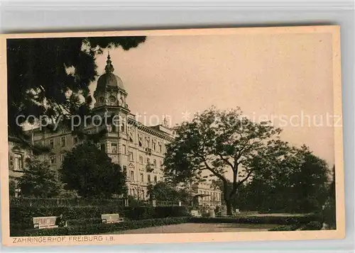 Freiburg Breisgau Zaehringer Hof Kat. Freiburg im Breisgau