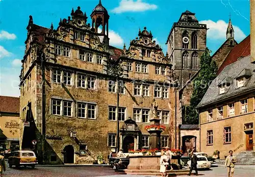 Bad Hersfeld Rathaus Lullusbrunnen Kat. Bad Hersfeld