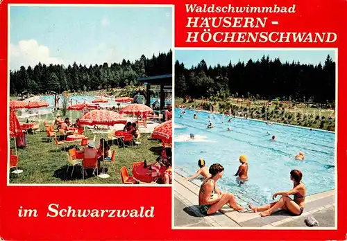 Haeusern Hoechenschwand Waldschwimmbad