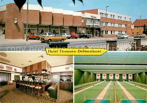 Delmenhorst Hotel Thomsen Kegelbahn Kat. Delmenhorst