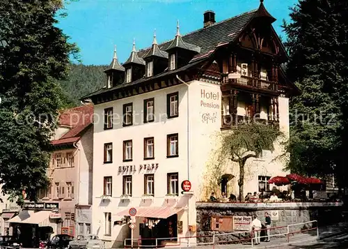 Triberg Schwarzwald Hotel Pfaff Kat. Triberg im Schwarzwald