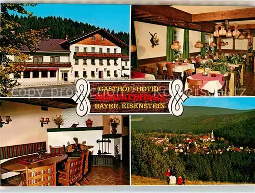 Bayerisch Eisenstein Gasthaus Hotel Neuwaldhaus Kat. Bayerisch Eisenstein