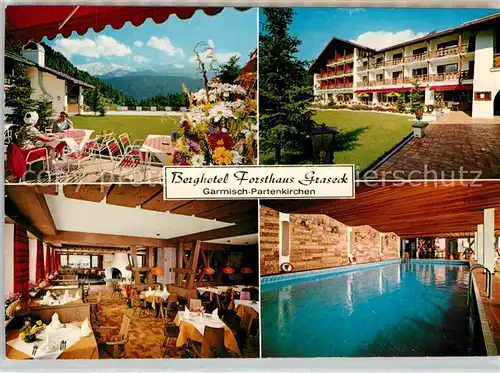 Garmisch Partenkirchen Berghotel Forsthaus Graseck Kat. Garmisch Partenkirchen