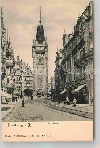 Freiburg Breisgau Martinstor Kat. Freiburg im Breisgau