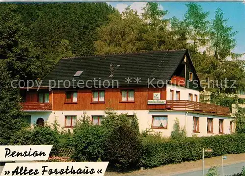 Zorge Pension Altes Forsthaus Doppelkarte Kat. Zorge