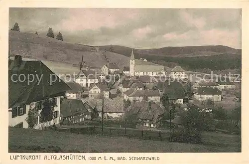 Altglashuetten Panorama Kat. Feldberg (Schwarzwald)