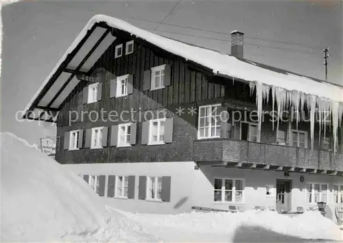 Steibis Winter Gaestehaus Kat. Oberstaufen