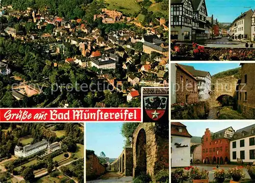 Bad Muenstereifel Fliegeraufnahme Stadttor Schloss Kat. Bad Muenstereifel