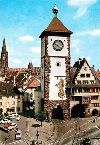 Freiburg Breisgau Schwabentor Muenster Kat. Freiburg im Breisgau