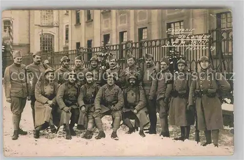 Landau Pfalz Soldaten Winter Kat. Landau in der Pfalz