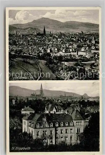 Freiburg Breisgau Stadtansicht Sankt Elisabeth Kat. Freiburg im Breisgau