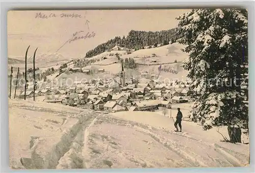 Oberstaufen Wintersportplatz Saentis Kat. Oberstaufen