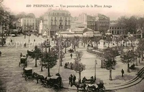 Perpignan Platz Arago Kat. Perpignan