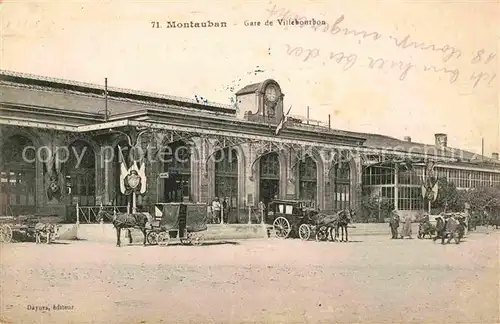 Montauban Bahnhof Kat. Montauban