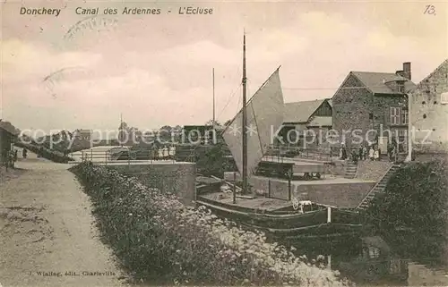 Donchery Canal des Ardennes Kat. Donchery