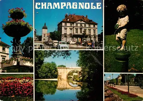 Champagnole Bruecke Park Rosengarten Kat. Champagnole
