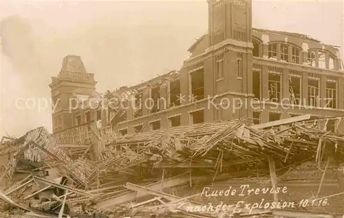 Lille Nord Rue de Trevise nach Explosion  Kat. Lille