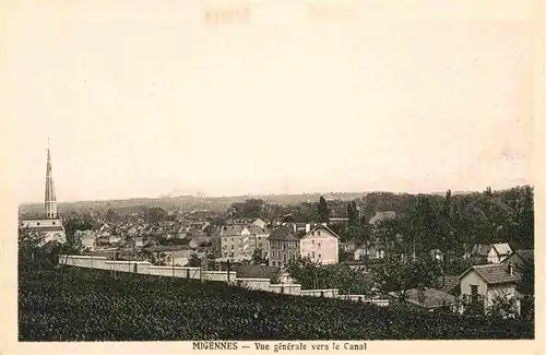 Migennes Vue generale vers la Canal Kat. Migennes