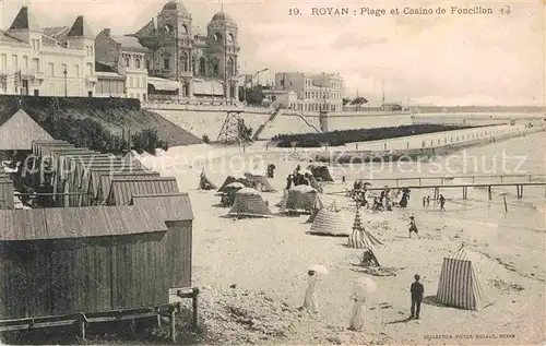 Royan Charente Maritime Plage et Casino de Foncillon Kat. Poitiers Charentes