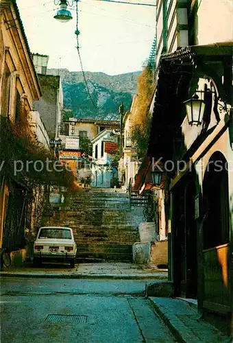 Plaka Athens Dorfmotiv