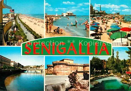 Senigallia Strand Festung  Kat. Italien
