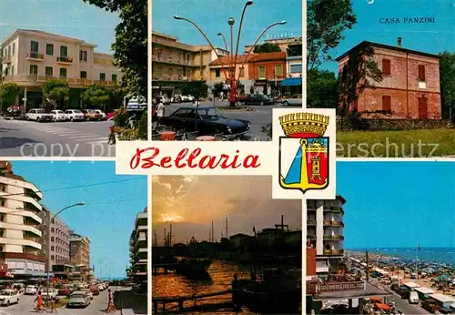Bellaria Casa Panzini Strand Hafen  Kat. Rimini