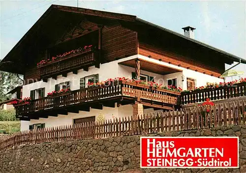 Steinegg Karneid Suedtirol Haus Heimgarten Kat. 