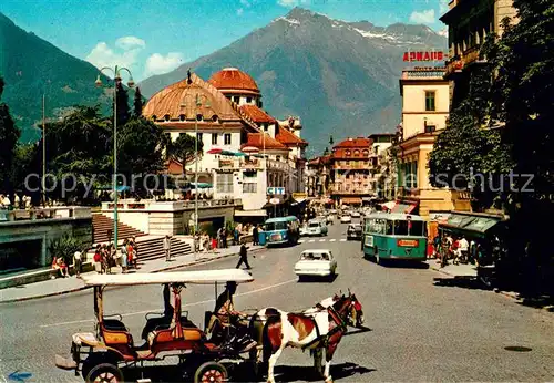 Meran Merano Freiheit Hauptstrasse Perdewagen