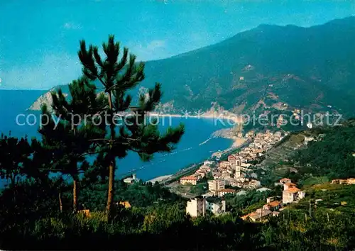 Moneglia Liguria Panorama Kat. Moneglia Genua