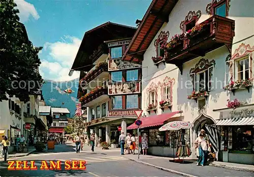 Zell See Strassenansicht Schuhhaus Kat. Zell am See