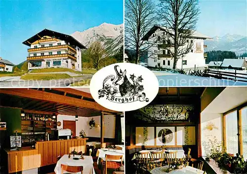 Ramsau Dachstein Steiermark Restaurant Pension Berghof Kat. Ramsau am Dachstein