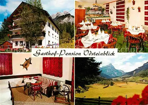 Johnsbach Steiermark Gasthaus Pension Odsteinblick Kat. Johnsbach