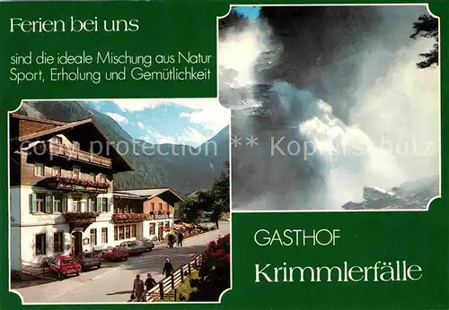 Krimml Gasthaus Krimmlerfaelle Kat. Krimml