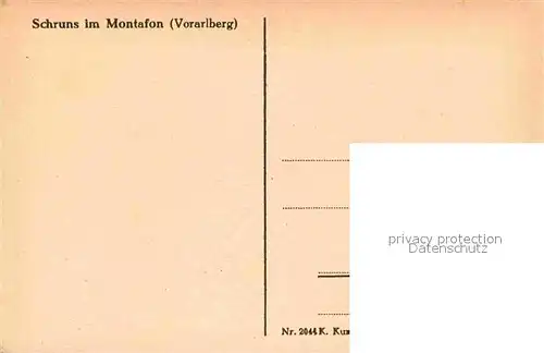 Schruns Vorarlberg  Kat. Schruns