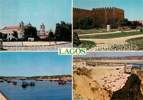Lagos Faro Algarve Kirche Festung Strand Kat. Lagos