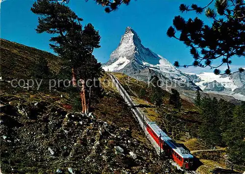 Gornergratbahn Zermatt Matterhorn Mt. Cervin  Kat. Gornergrat