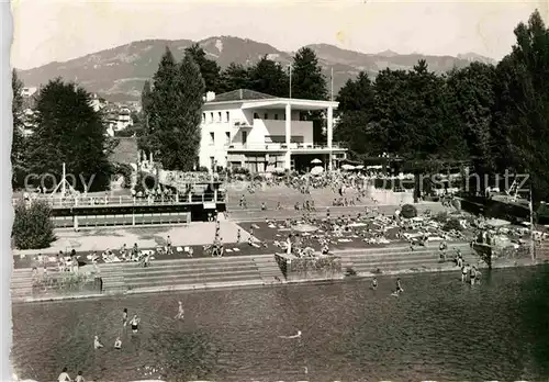 Vevey VD Strandbad Kat. Vevey