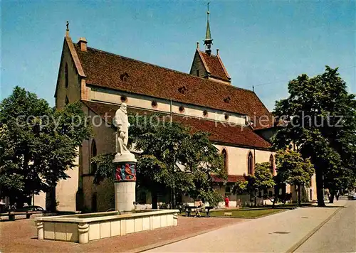 Basel BS Theodorskirche Wettsteinbrunnen Kat. Basel