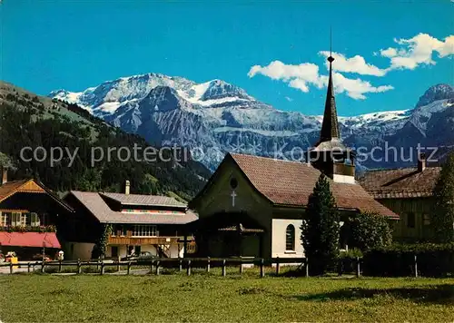 Lenk Simmental Kath Kirche Wildstrubel Kat. Lenk Simmental