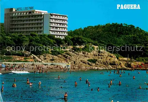 Paguera Mallorca Islas Baleares Strand Hotel Lido Park Kat. Calvia